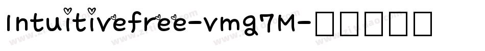 Intuitivefree-vmg7M字体转换