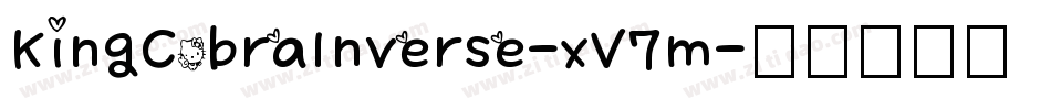 KingCobraInverse-xV7m字体转换