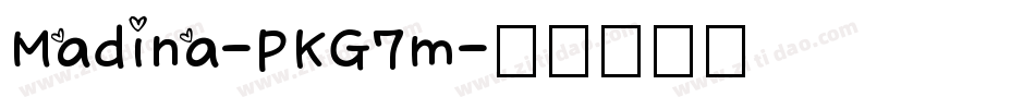 Madina-PKG7m字体转换 Madina-PKG7m字体转换