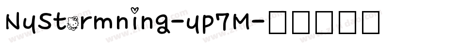 NyStormning-yp7M字体转换