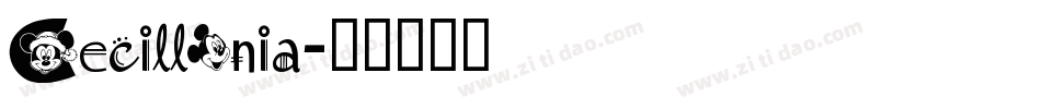 Cecillonia字体转换