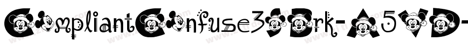 CompliantConfuse3SBrk-A5VD字体转换