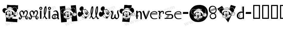 EmmiliaHollowInverse-O8Vd字体转换