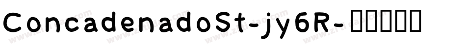 ConcadenadoSt-jy6R字体转换