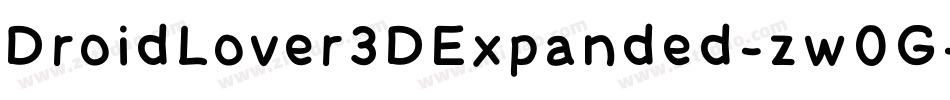 DroidLover3DExpanded-zw0G字体转换