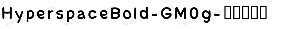 HyperspaceBold-GM0g字体转换