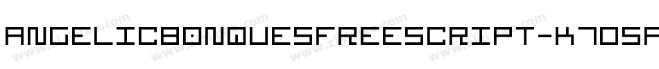 AngelicbonquesfreeScript-K7d5p字体转换