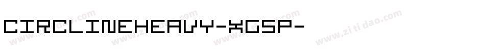 CirclineHeavy-XG5P字体转换