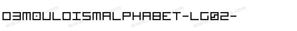 D3MouldismAlphabet-lg0Z字体转换 D3MouldismAlphabet-lg0Z字体转换