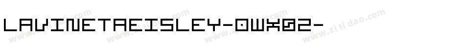 LavinetaEisley-owX0z字体转换