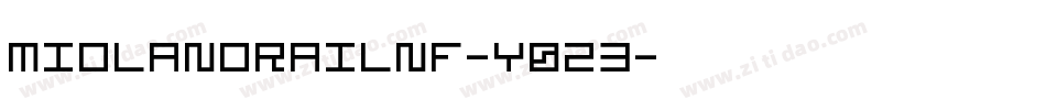 Midlandrailnf-y0z3字体转换