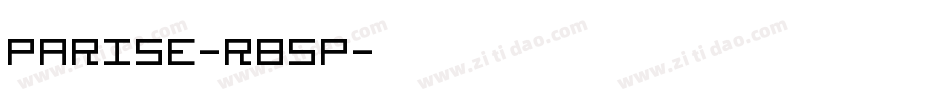 Parise-rB5p字体转换 Parise-rB5p字体转换