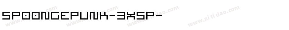 SpoongePunk-3X5p字体转换