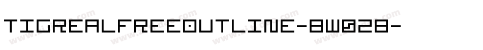 TigrealfreeOutline-BW0Z8字体转换
