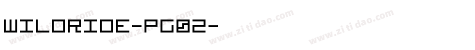 WildRide-pg0Z字体转换 WildRide-pg0Z字体转换