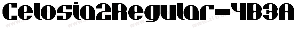 Celosia2Regular-4B3A6字体转换