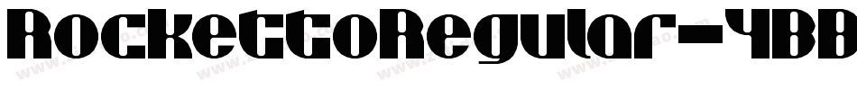 RockettoRegular-4BBq6字体转换