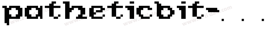 patheticbit字体转换