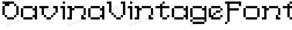 DavinaVintageFont-518AV字体转换