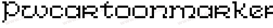 Pwcartoonmarker-06av字体转换