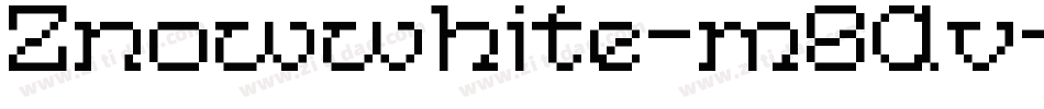 Znowwhite-m8Av字体转换