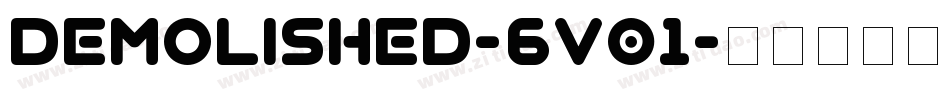 Demolished-6v01字体转换