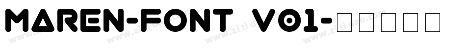 MAREN-font_V01字体转换
