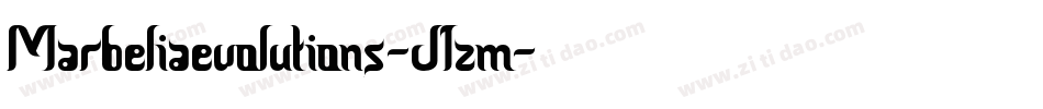 Marbeliaevolutions-J1zm字体转换