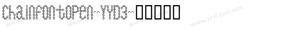 Chainfontopen-yYD3字体转换