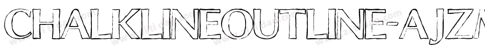 ChalklineOutline-AjZM字体转换