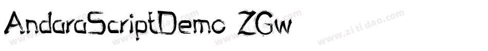 AndaraScriptDemo-7ZGw字体转换