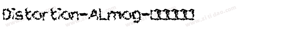 Distortion-ALmog字体转换