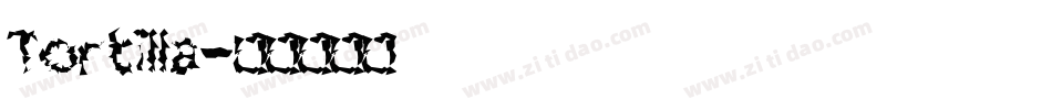 Tortilla字体转换