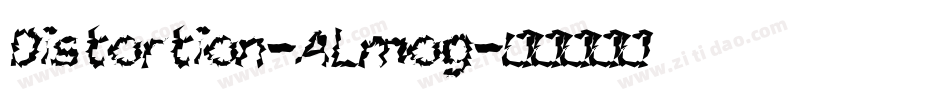 Distortion-ALmog字体转换
