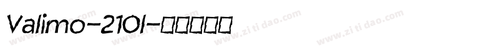 Valimo-21Ol字体转换