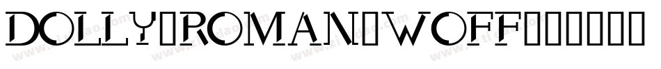 dolly-roman.woff字体转换