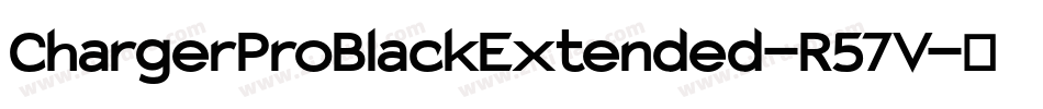 ChargerProBlackExtended-R57V字体转换