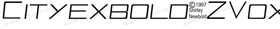 Cityexbold-ZVox字体转换
