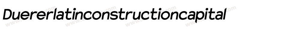Duererlatinconstructioncapitals-jrXy字体转换