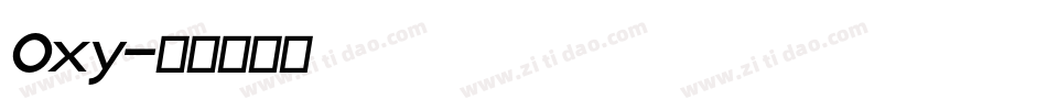 Oxy字体转换