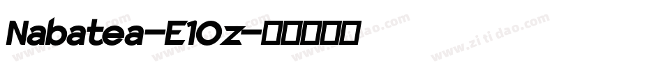 Nabatea-E1Oz字体转换