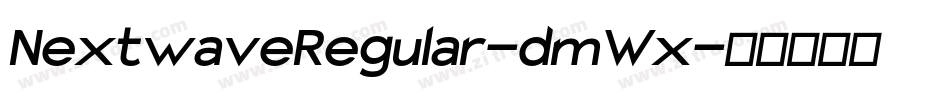 NextwaveRegular-dmWx字体转换