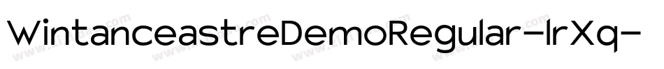 WintanceastreDemoRegular-lrXq字体转换