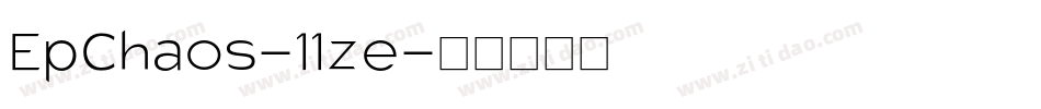 EpChaos-11ze字体转换