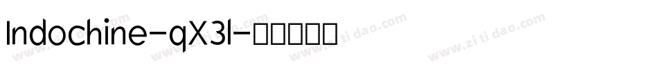 Indochine-qX3l字体转换