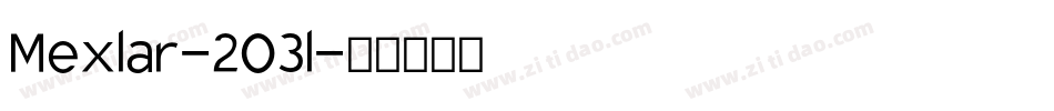 Mexlar-2O3l字体转换