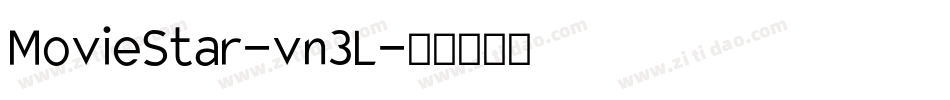 MovieStar-vn3L字体转换