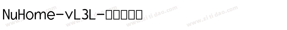 NuHome-vL3L字体转换