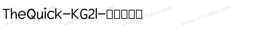 TheQuick-KG2l字体转换 TheQuick-KG2l字体转换