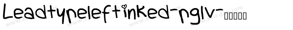 Leadtypeleftinked-pglv字体转换